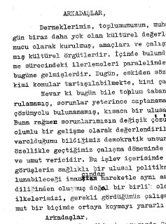 Genel Kurul Metinleri